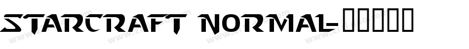 Starcraft Normal字体转换